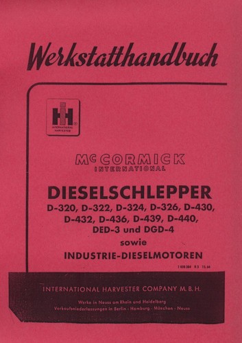 Werkstatthandbuch ihc 324 mc - werkstatthandbuch,