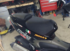 Sitzbankbezug für Aprilia SR 125, SR 150, kleiner Sporthöcker, 2-Teilig, Schwarz