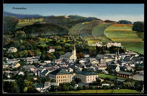 Freiwaldau totale des - freiwaldau,, ortes