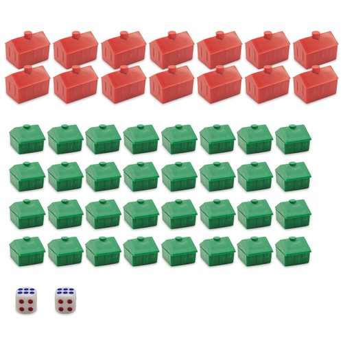 Monopoly häuser hotels set - monopoly, &