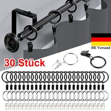 30 Stk Gardinenringe mit Haken