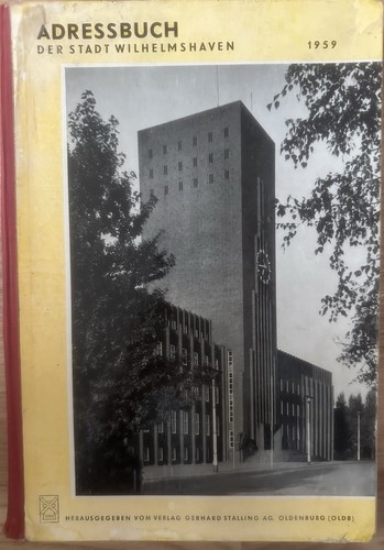 Wilhelmshaven adressbuch 1959 - ,