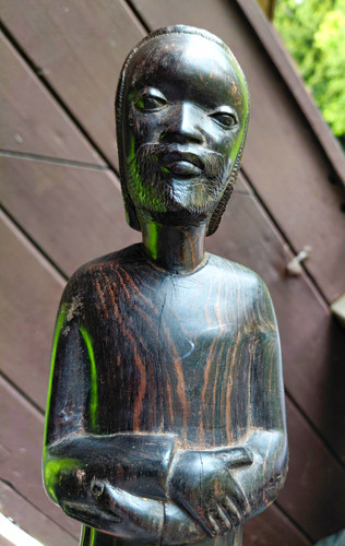 Afrikanische holzfigur mann - afrikanische,