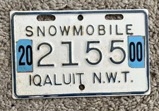 Kennzeichen Schneemobil North