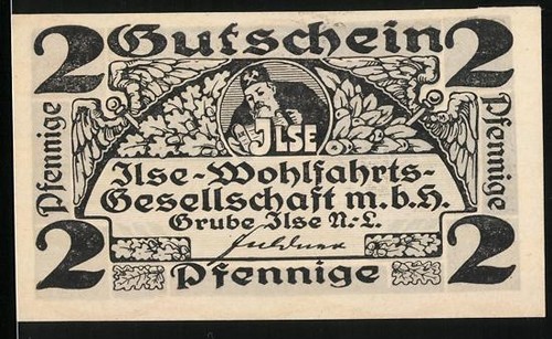 Notgeld grube ilse 2 - notgeld, ilse,