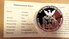 999 er Silber - Medaille 