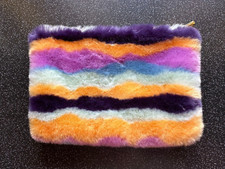 UGG Tasche Kosmetik bunt schwarz pink blau orange 24 x 15 cm mit Reißverschluß