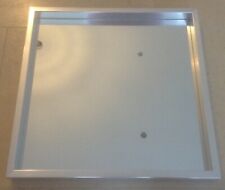 Spiegel  Rahmen silber statt 36,95 42 cm Bad WC viereckig Wandspiegel modern