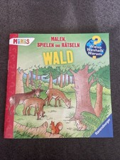 Wieso? Weshalb? Warum?: Wald - Malen, spielen und rätseln [Broschiert]
