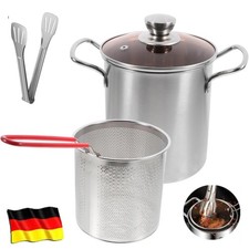 Edelstahl Spargeltopf