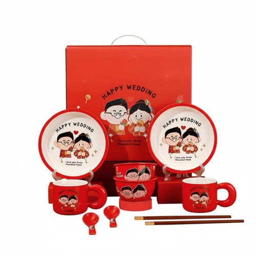 Rotes keramik cartoon - rotes,