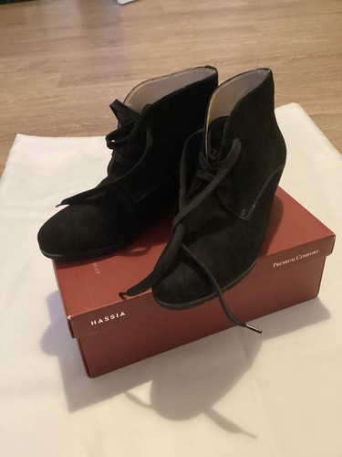 Ankelboots wildleder schwarz - ankelboots,