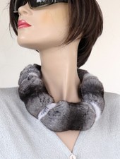 Pelz Schal Chinchilla Boa Loop