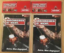 Astra Bier Postkarten, 2 Sets