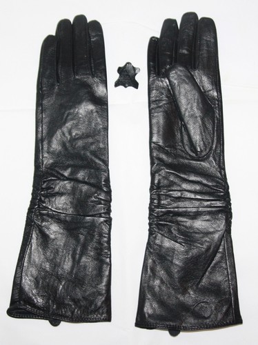 Echt leder handschuhe lang - echt,