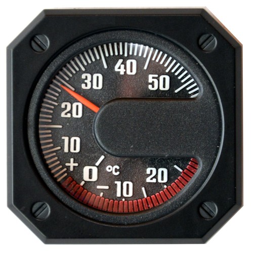 Bimetall relief thermometer - relief,
