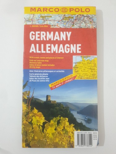 Marco polo map germany - map,