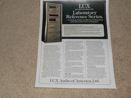 Luxman labor serie 1980 - labor,