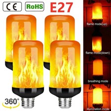 1-4 E27 LED Licht Fackel Feuer