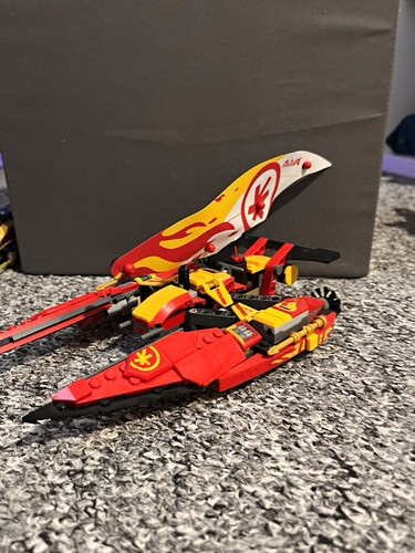 Lego boot rot gelb mit - rot/gelb, weißem