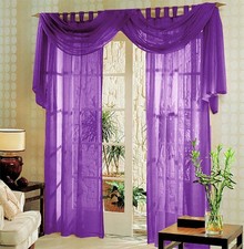 Voile komplett GARDINEN SET 3tlg. -60999-