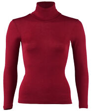 Engel-Natur Damen Unterzieh-Rolli Schurwolle Seide Shirt gots Bio Funktionsbekl.