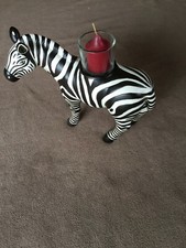 Partylite ZEBRA  Serie AFRICA Votiv - Kerzenhalter