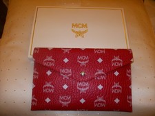 MCM Umschlag clutch rot weiß