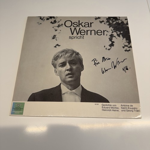 Oskar werner original signiert - werner,
