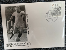 Abschiedsspiel Uwe Seeler 1.Mai 1972 Sonderpostkarte
