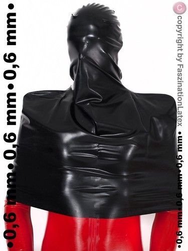 Latex maske kopfsack - latex, "kopfsack"