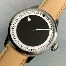 MIGMA MAGIC HOUR HERRENUHR Ø 43mm WEISS ETA 6497-1 SWISS LEDERBAND GERMANY