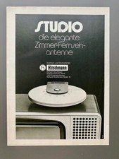 Hirschmann Studio Zimmer Fernsehantenne 1975 Vintage Ad Werbung Reklame