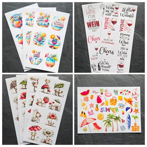 Rub sticker bunt viele - rub, on