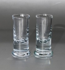 2 Holmegaard, Schnapsgläser No 5, Design. Peer Lütken, H. ~9,5cm,~155g, ~Vintage