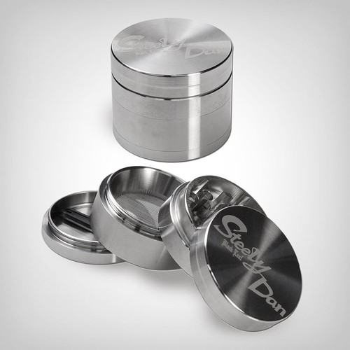 Black leaf edelstahl grinder - black,