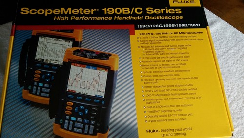 Fluke 196c color scopemeter - fluke, color-scopemeter