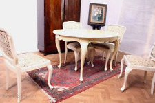 *Shabby Chic! Elegante Chippendale Sitzgruppe / Ausziehtisch + 4 Polsterstühle /