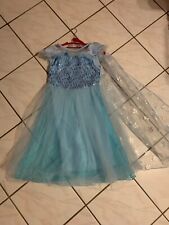 Elsa Frozen Prinzessinnen Kleid Kindergröße 140 Karneval Fasching & Accessoires