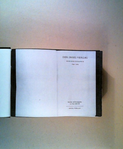 Der insel verlag eine - der,