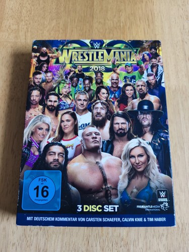 Wrestlemania wwe dvd 3disc - wrestlemania,