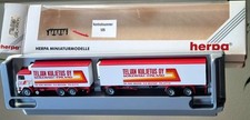 Herpa 142687 Volvo FH 16 Kühlkoffer-Hängerzug "Teljän Kuljetus Oy"
