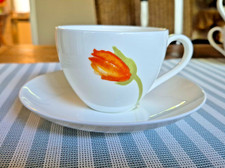V&B ICELAND POPPIES  Kaffeetasse mit Untere VILLEROY&BOCH  KEIN GALLO