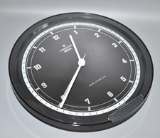 Junghans MEGA Vintage Wanduhr Uhr schwarz Radio controlled Fach #AA4