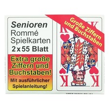 Senioren Rommé Spielkartenset