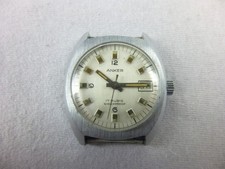 ANKER Herrenuhr Handaufzug Datum 17 Jewels Uhr läuft