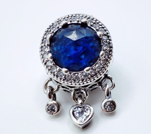 Charm silber 925 - 925, blau
