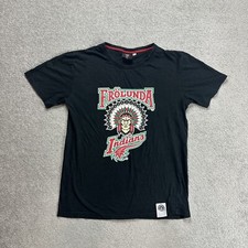 FRÖLUNDA INDIANS Herren Hockey T-Shirt Gr. S Schweden Fan Logo 21515 Schwarz