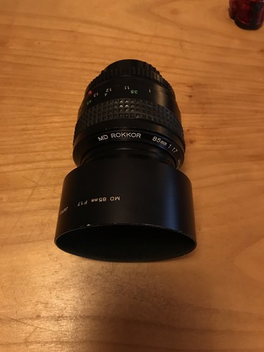 Kamera objektiv minolta - objektiv,