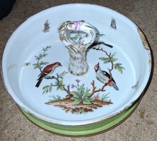 Seltener früher KPM Berlin Deutscher Porzellan Obstkühler Eiseimer Deckel